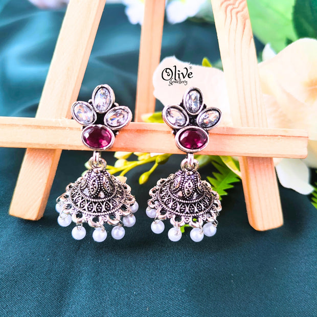 Oxidized Earrings-015