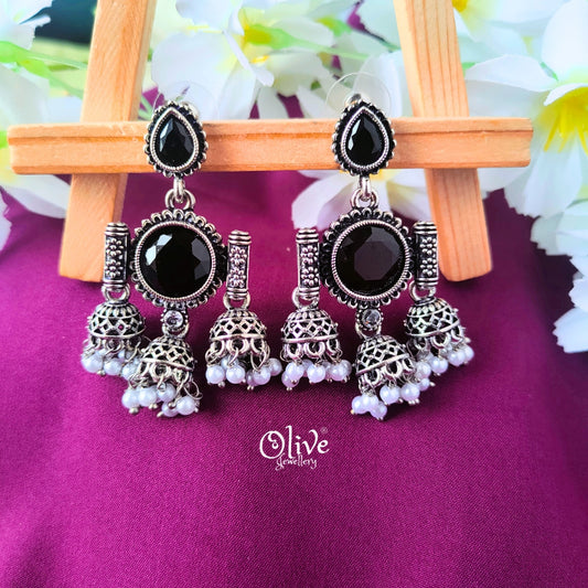 Oxidized Earrings-039