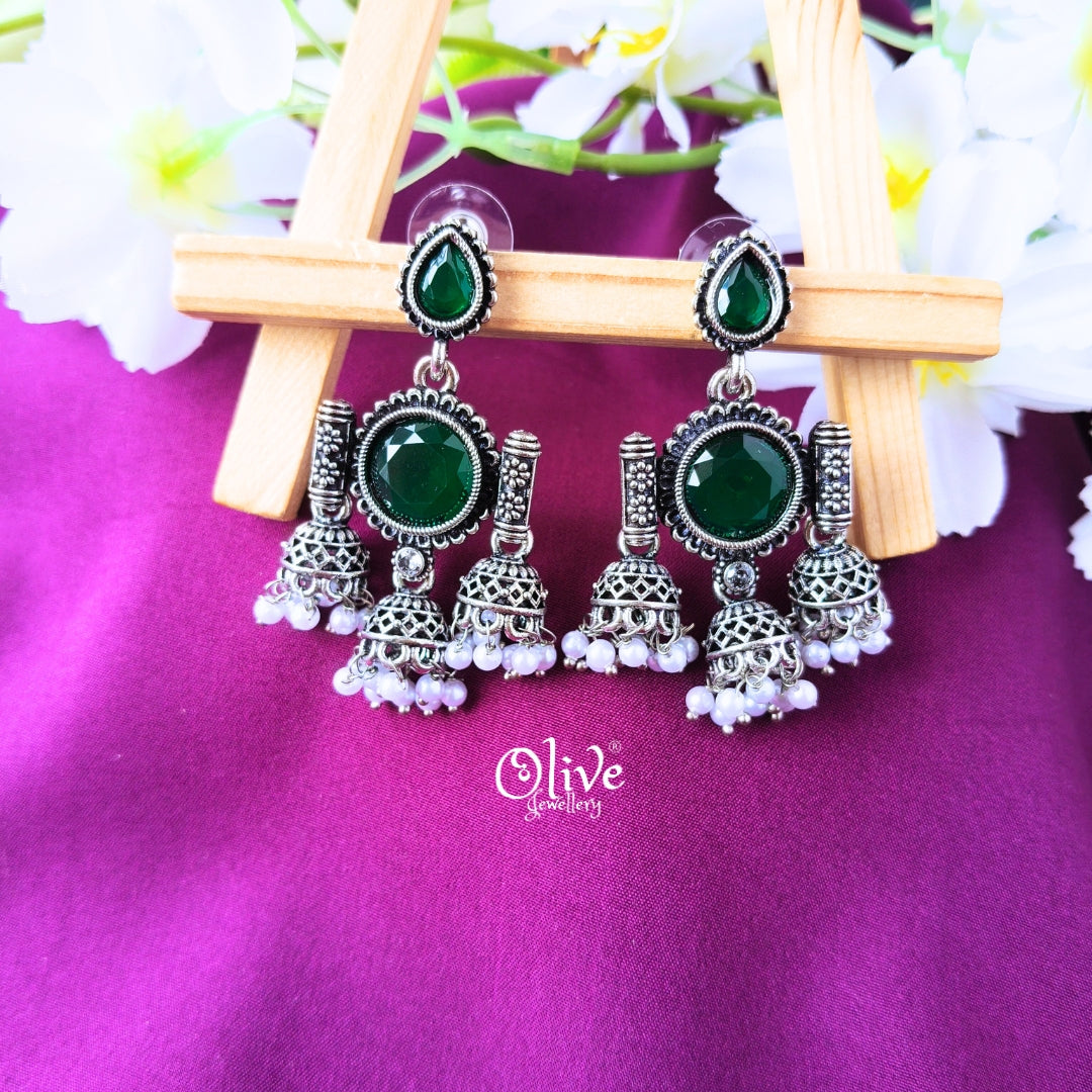 Oxidized Earrings-039