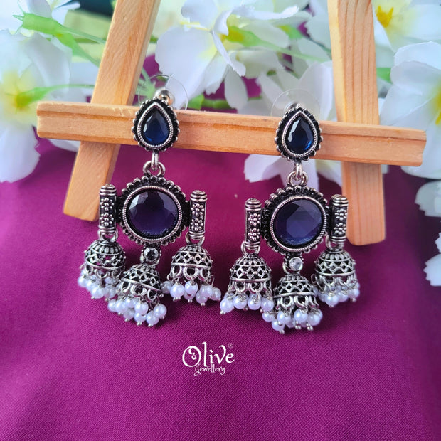 Oxidized Earrings-039