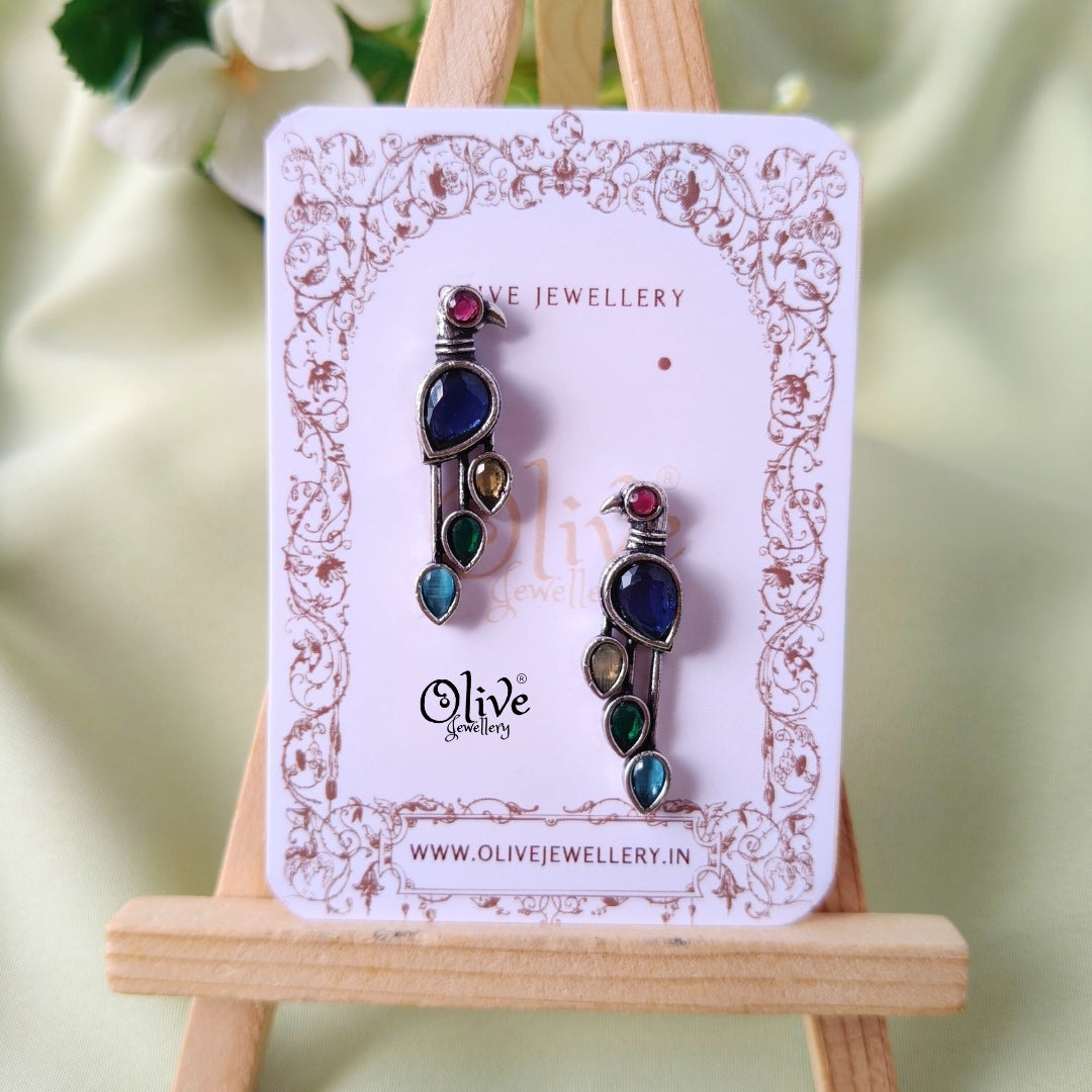 Oxidized Earrings-1057
