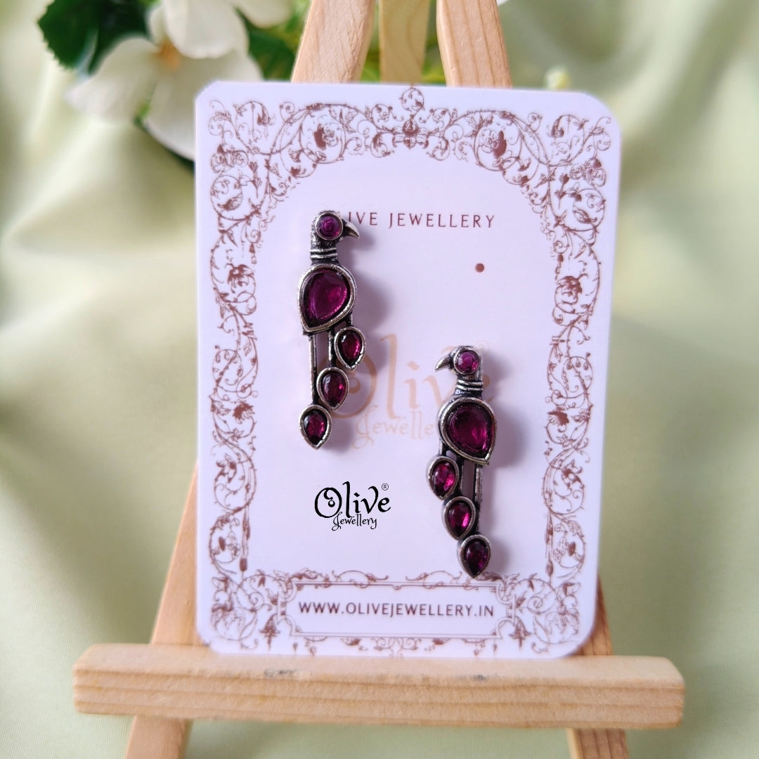 Oxidized Earrings-1057