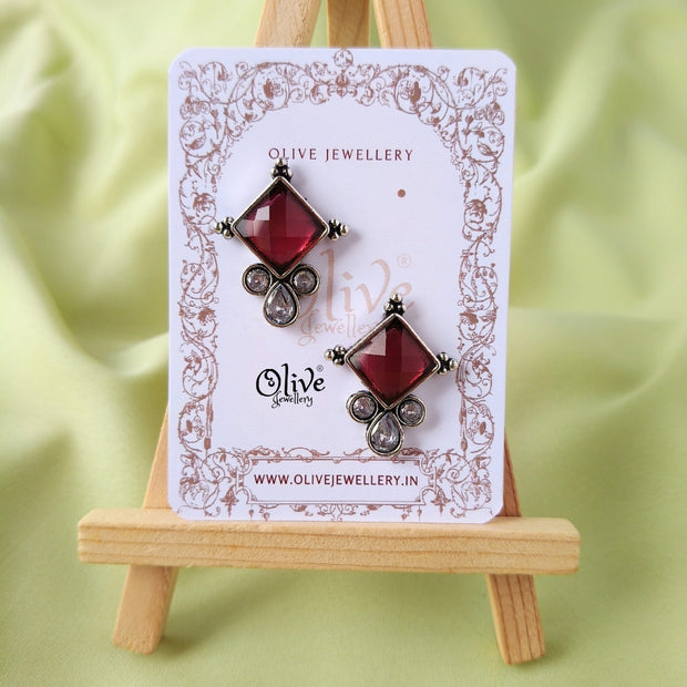 Oxidized Earrings-1069