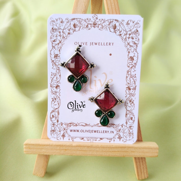 Oxidized Earrings-1069