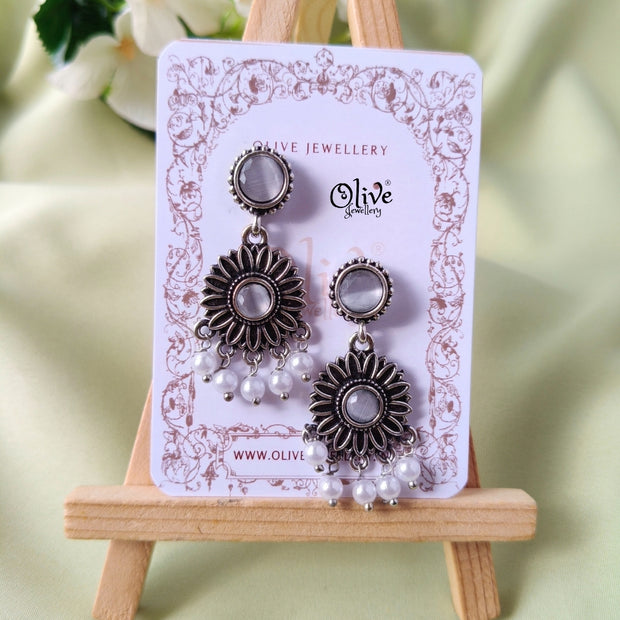 Oxidized Earrings-1080