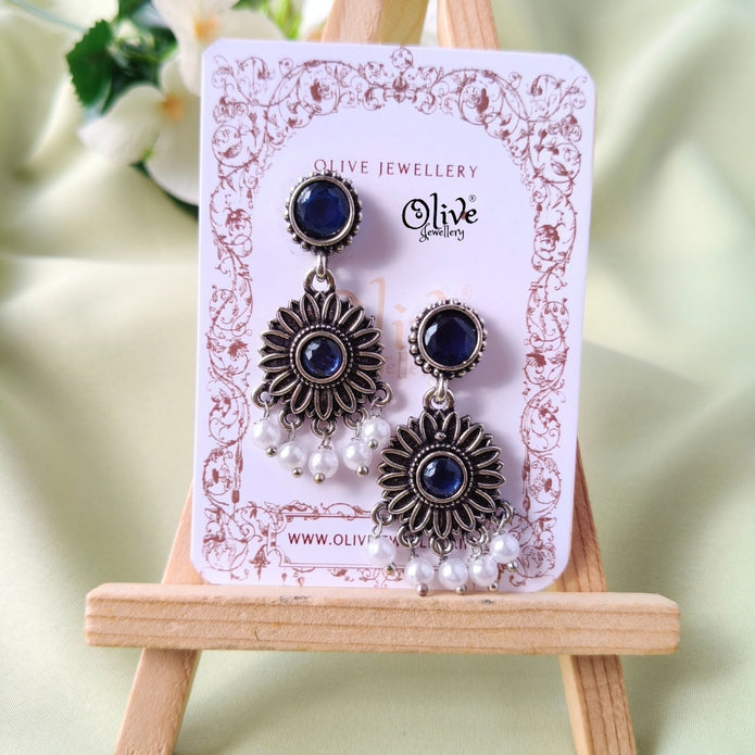 Oxidized Earrings-1080