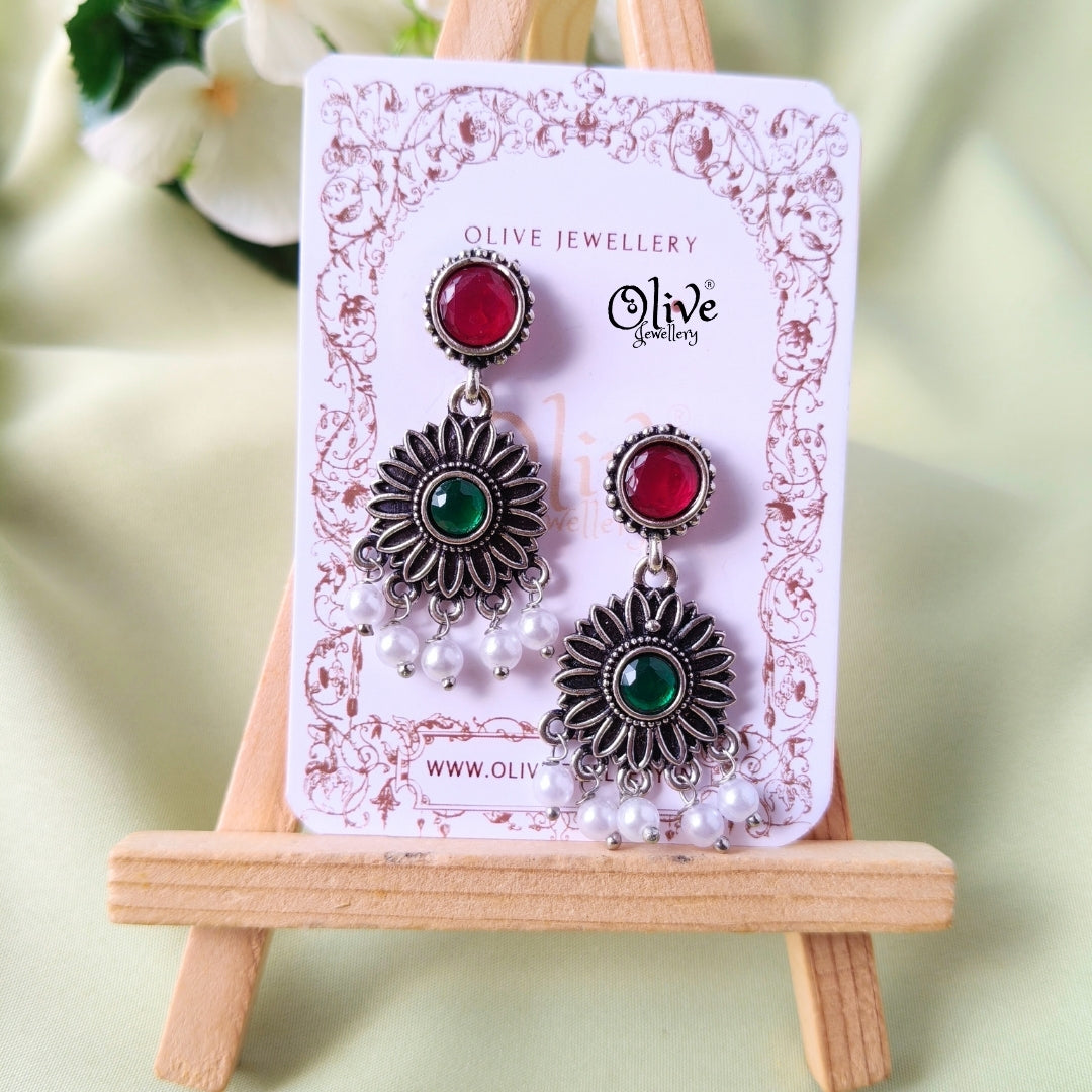 Oxidized Earrings-1080