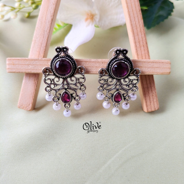 Oxidized Earrings-1092