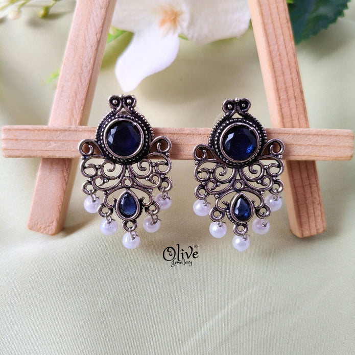 Oxidized Earrings-1092