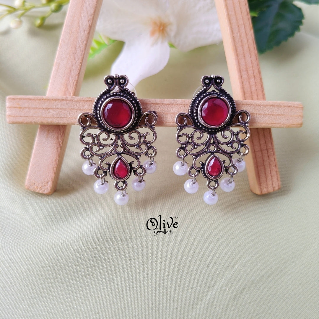 Oxidized Earrings-1092