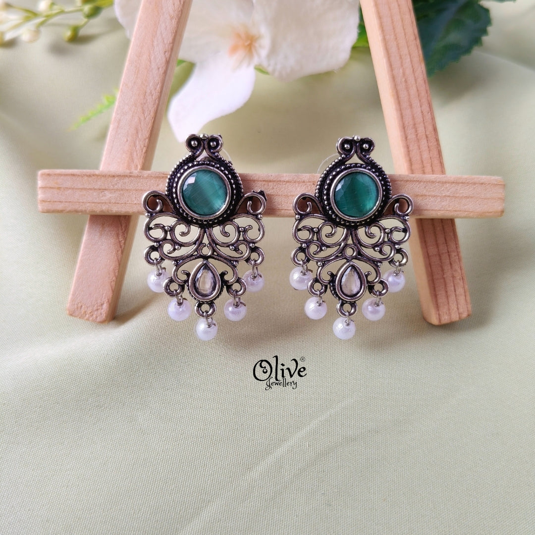 Oxidized Earrings-1092