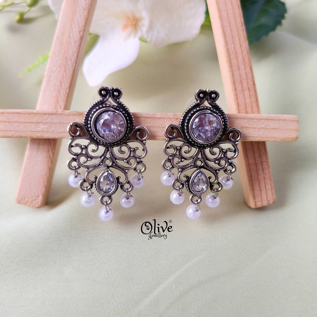 Oxidized Earrings-1092