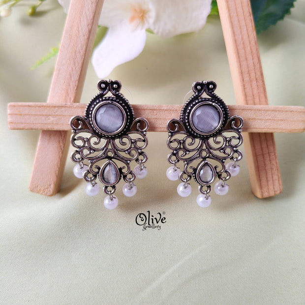 Oxidized Earrings-1092