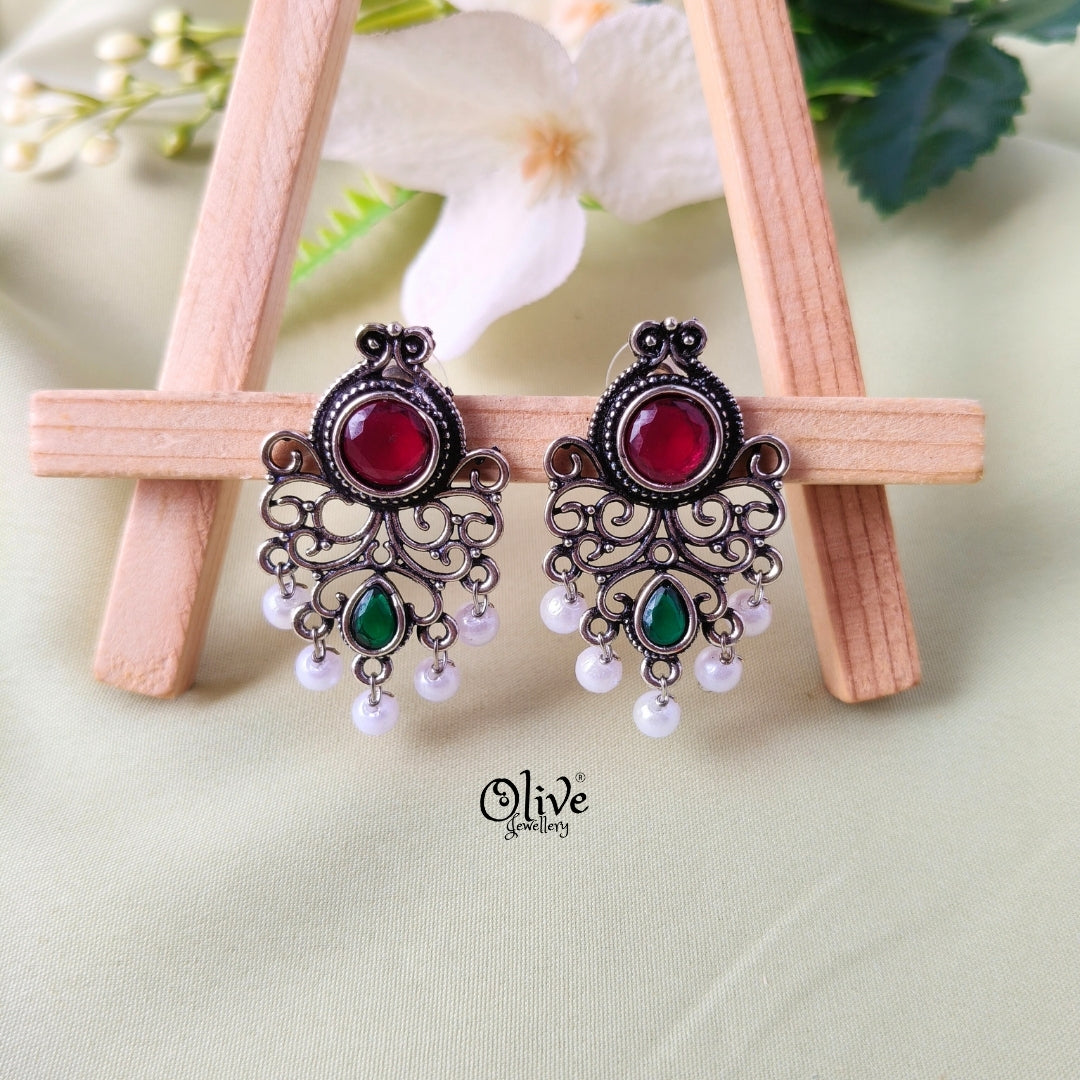 Oxidized Earrings-1092