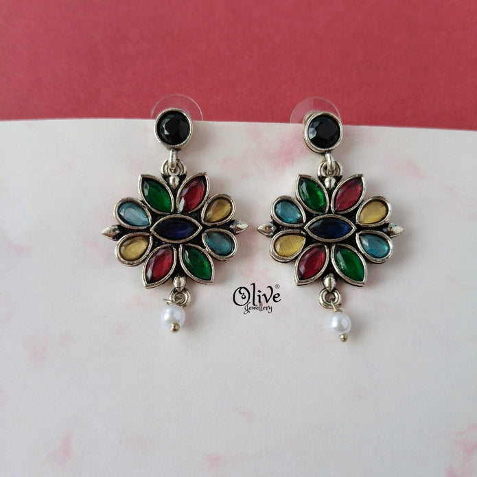 Oxidized Earrings-1104