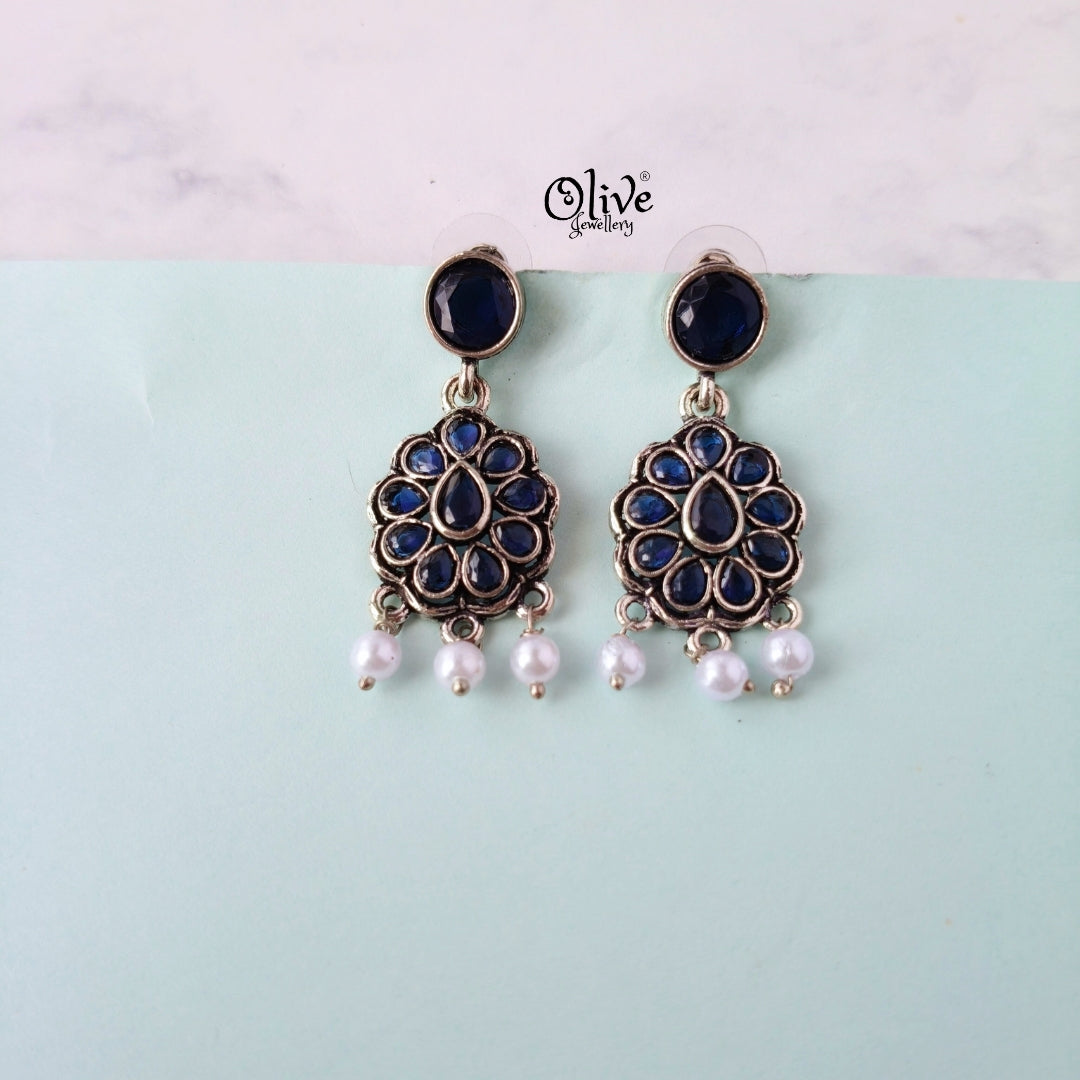 Oxidized Earrings-1116