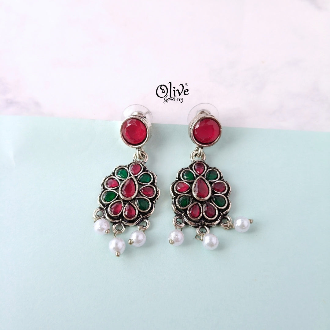 Oxidized Earrings-1116