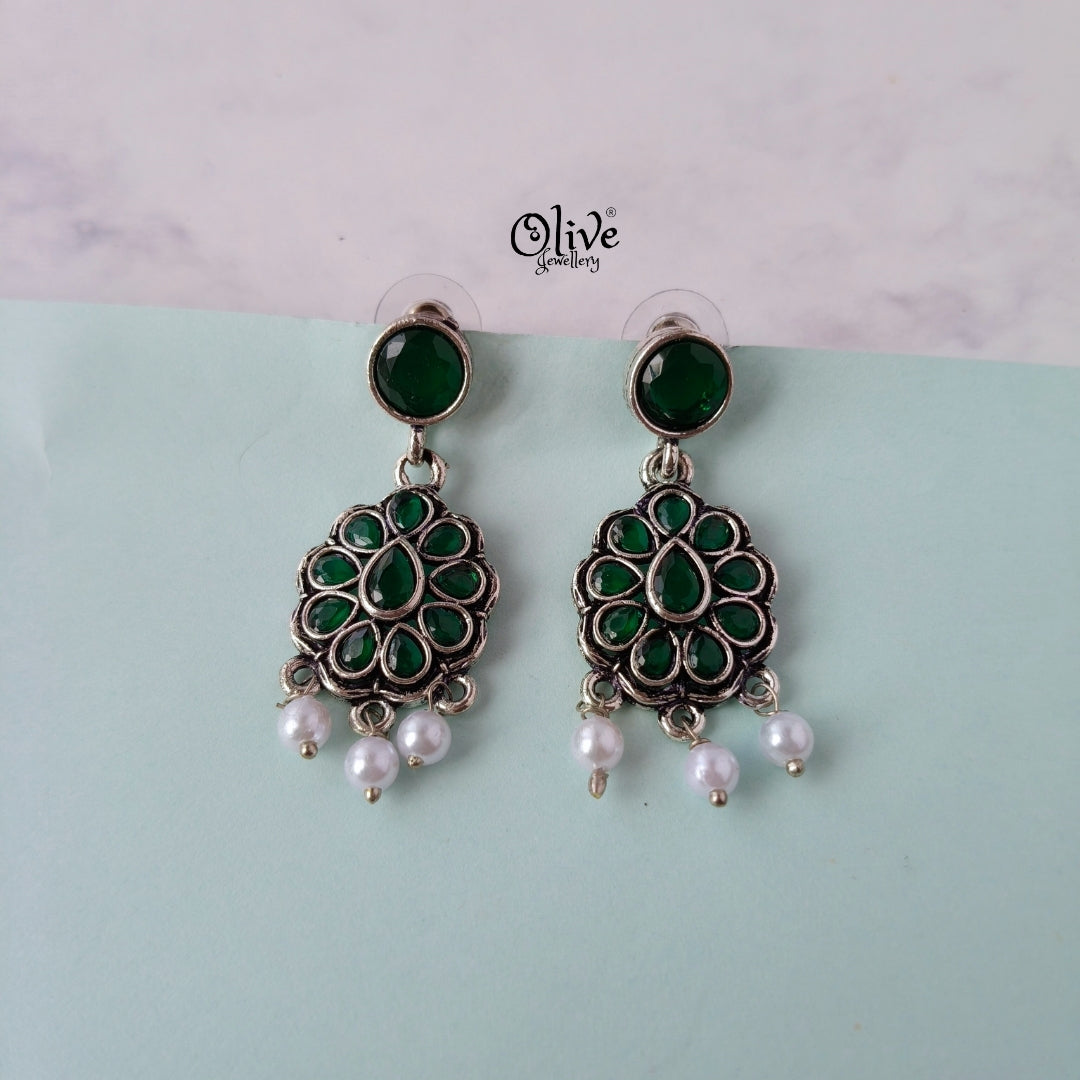 Oxidized Earrings-1116