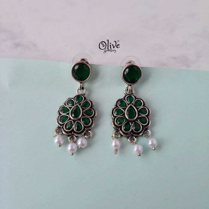 Oxidized Earrings-1116