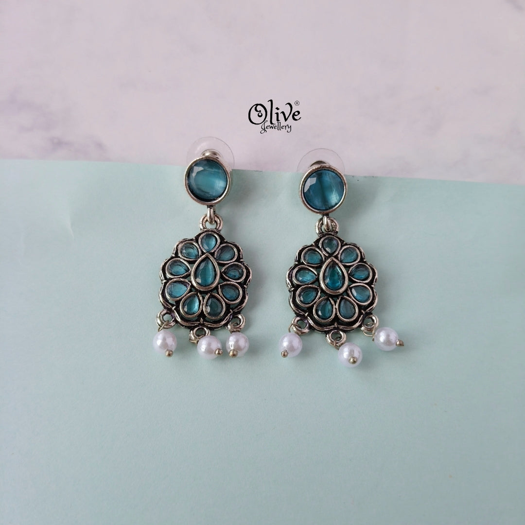 Oxidized Earrings-1116