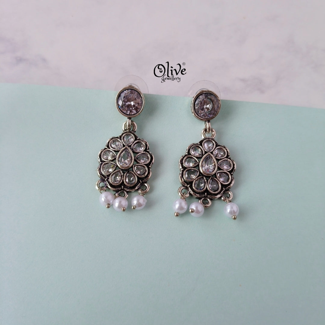 Oxidized Earrings-1116