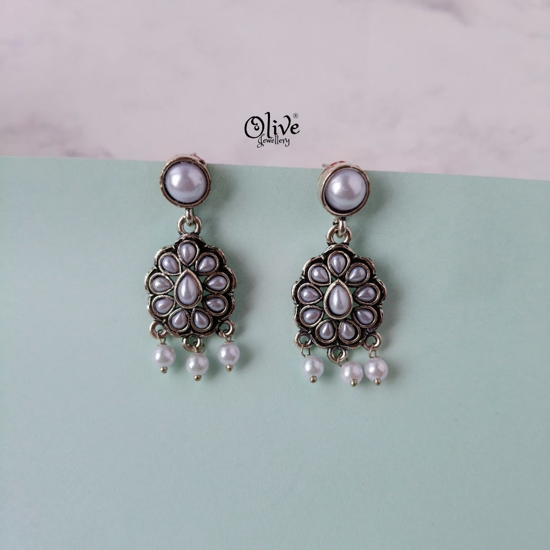 Oxidized Earrings-1116