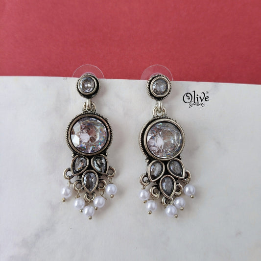 Oxidized Earrings-1125