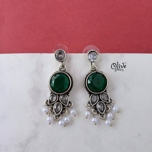 Oxidized Earrings-1125