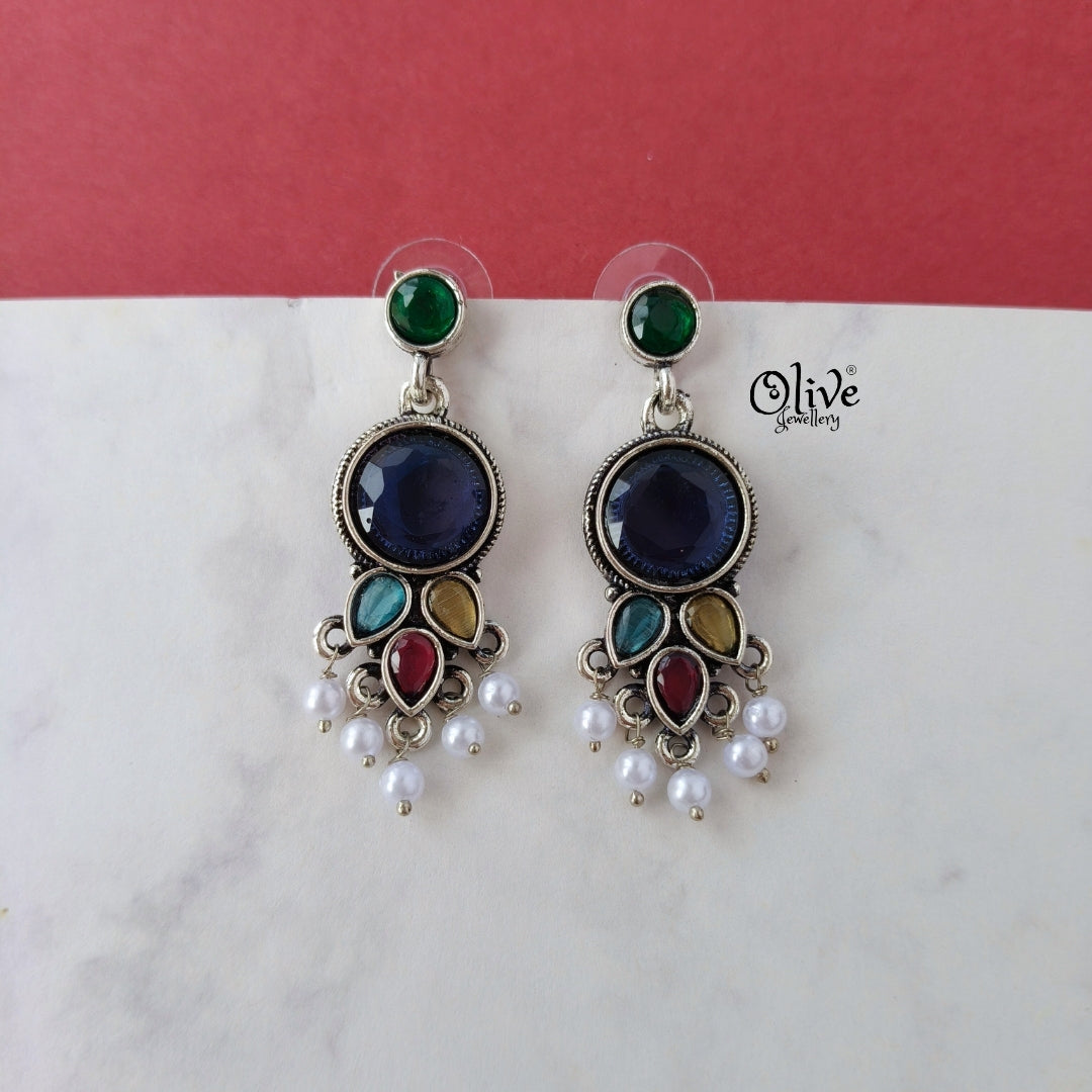 Oxidized Earrings-1125
