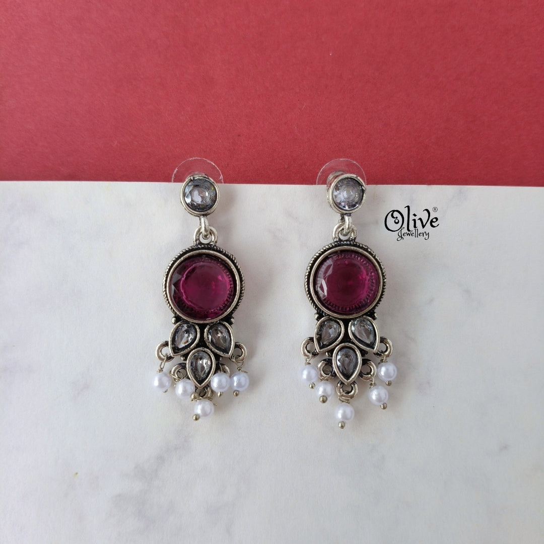 Oxidized Earrings-1125
