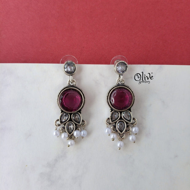 Oxidized Earrings-1125