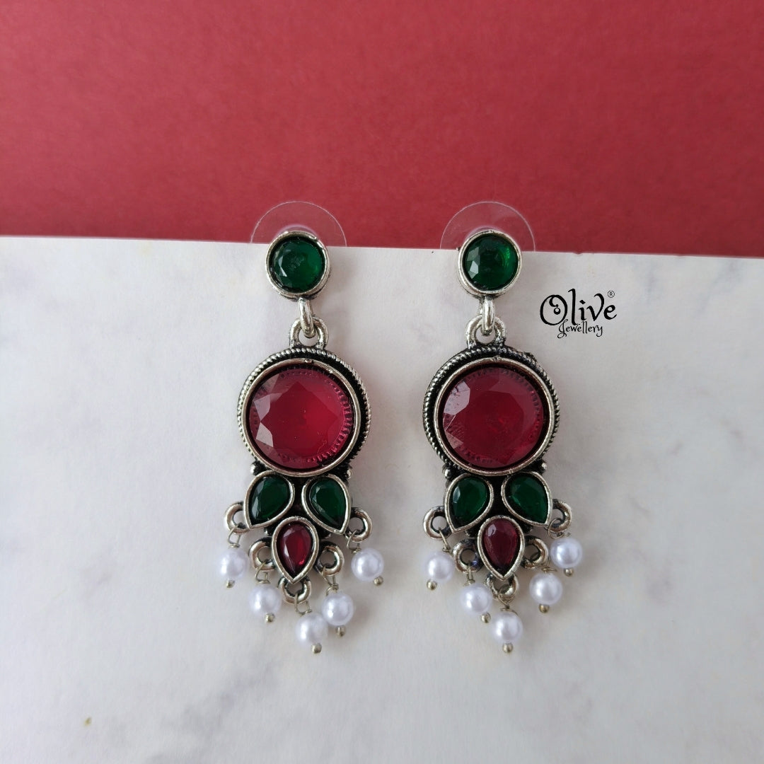 Oxidized Earrings-1125