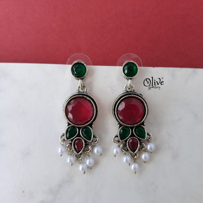 Oxidized Earrings-1125