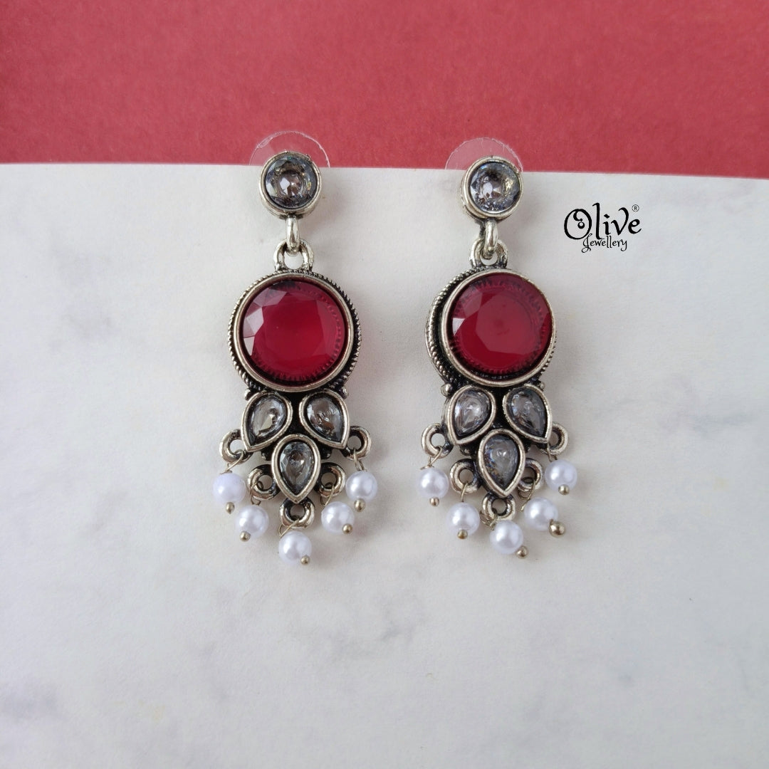 Oxidized Earrings-1125