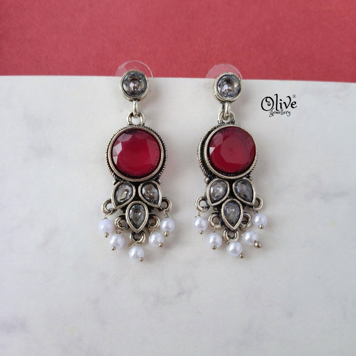 Oxidized Earrings-1125