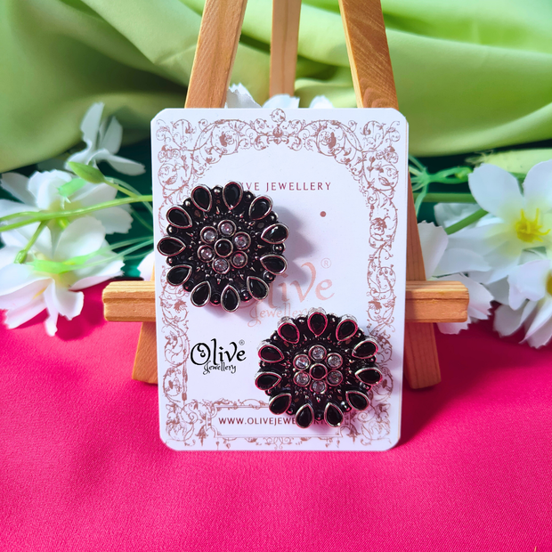 Oxidized Earrings-1156