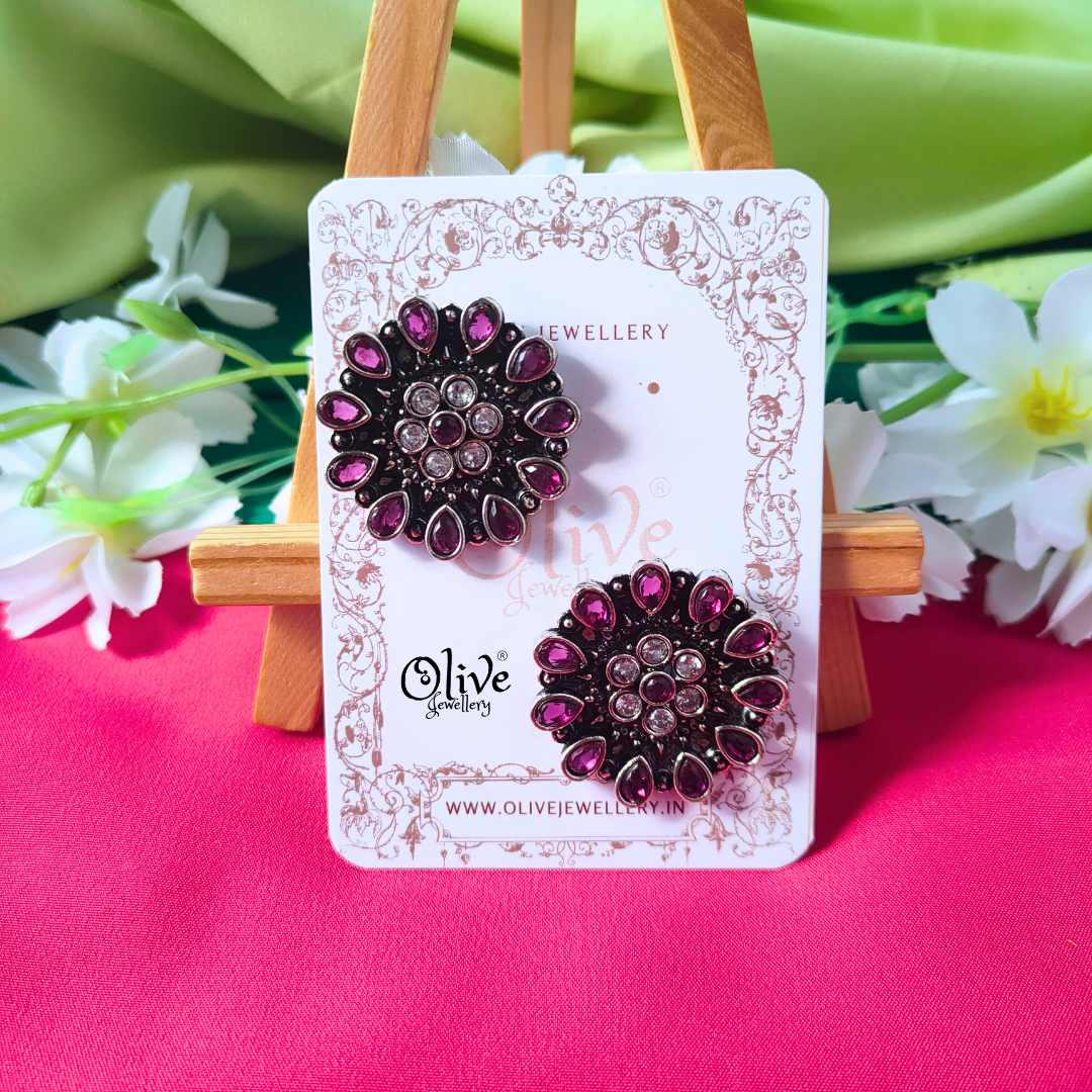 Oxidized Earrings-1156