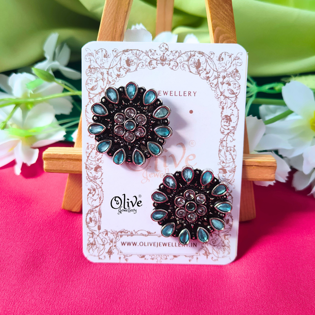 Oxidized Earrings-1156