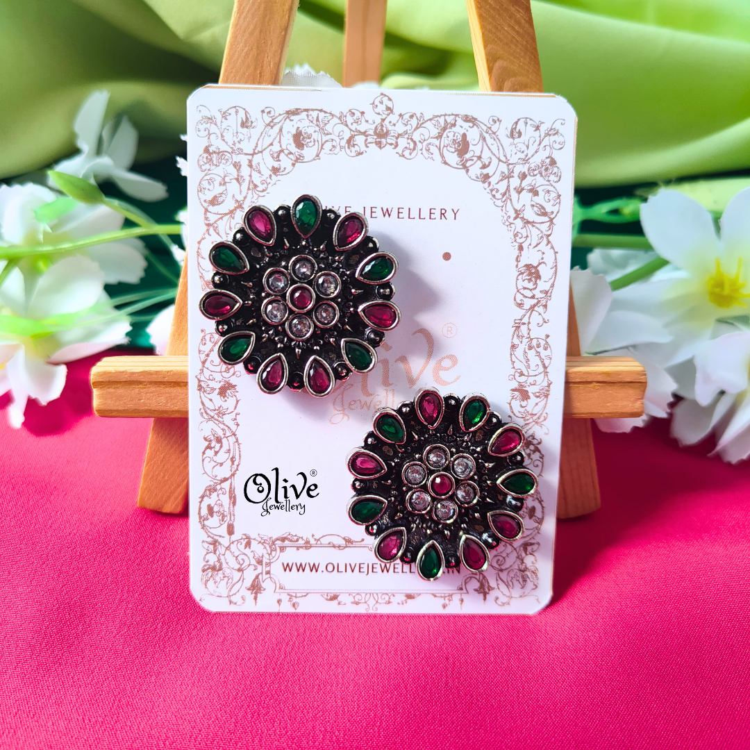 Oxidized Earrings-1156