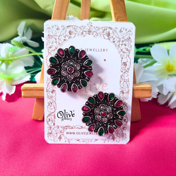 Oxidized Earrings-1156