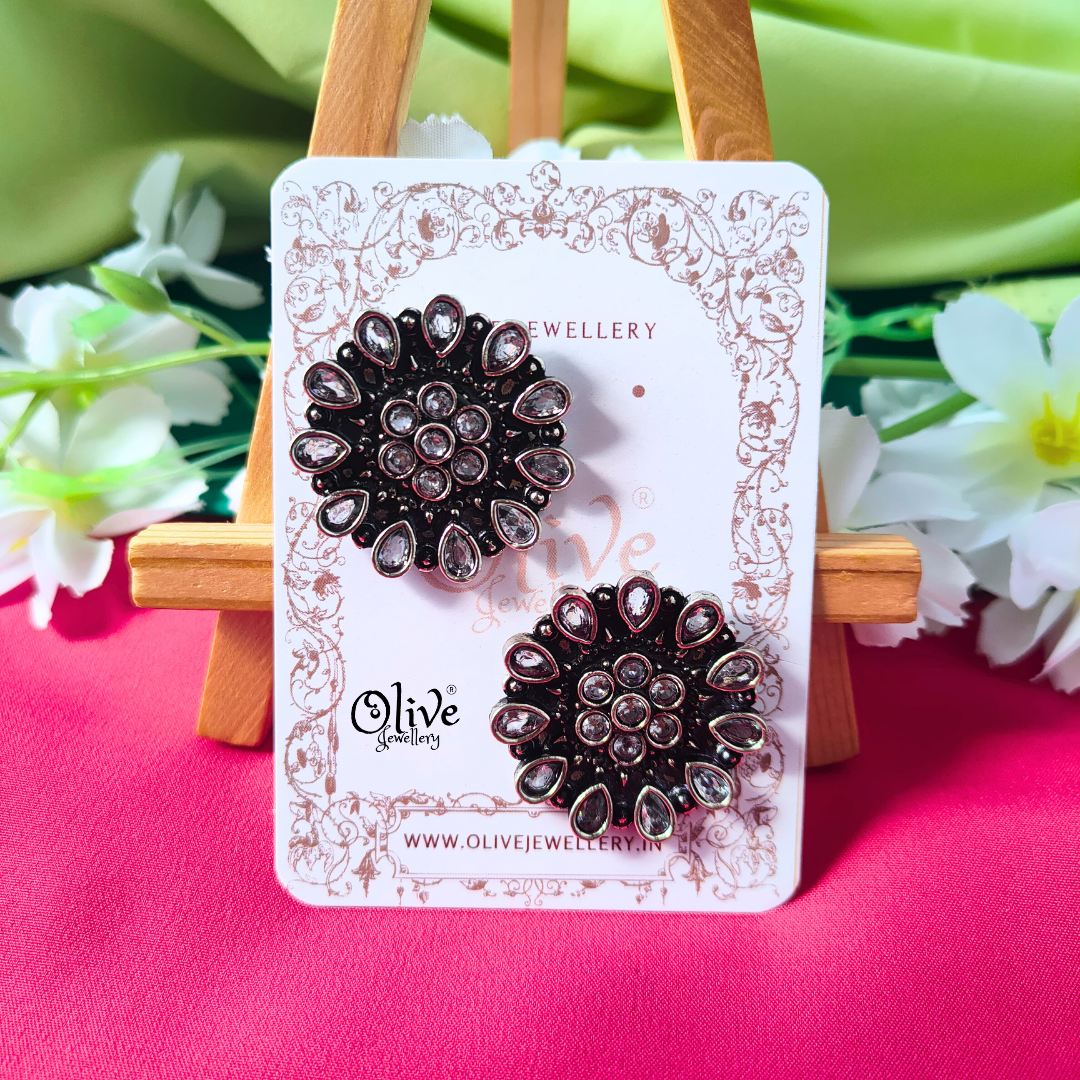 Oxidized Earrings-1156