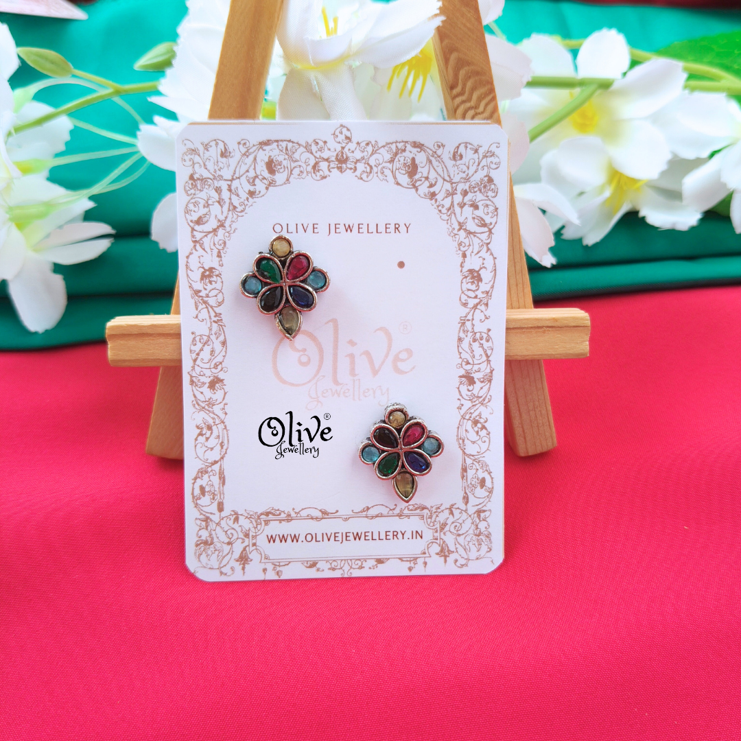 Oxidized Earrings-1177