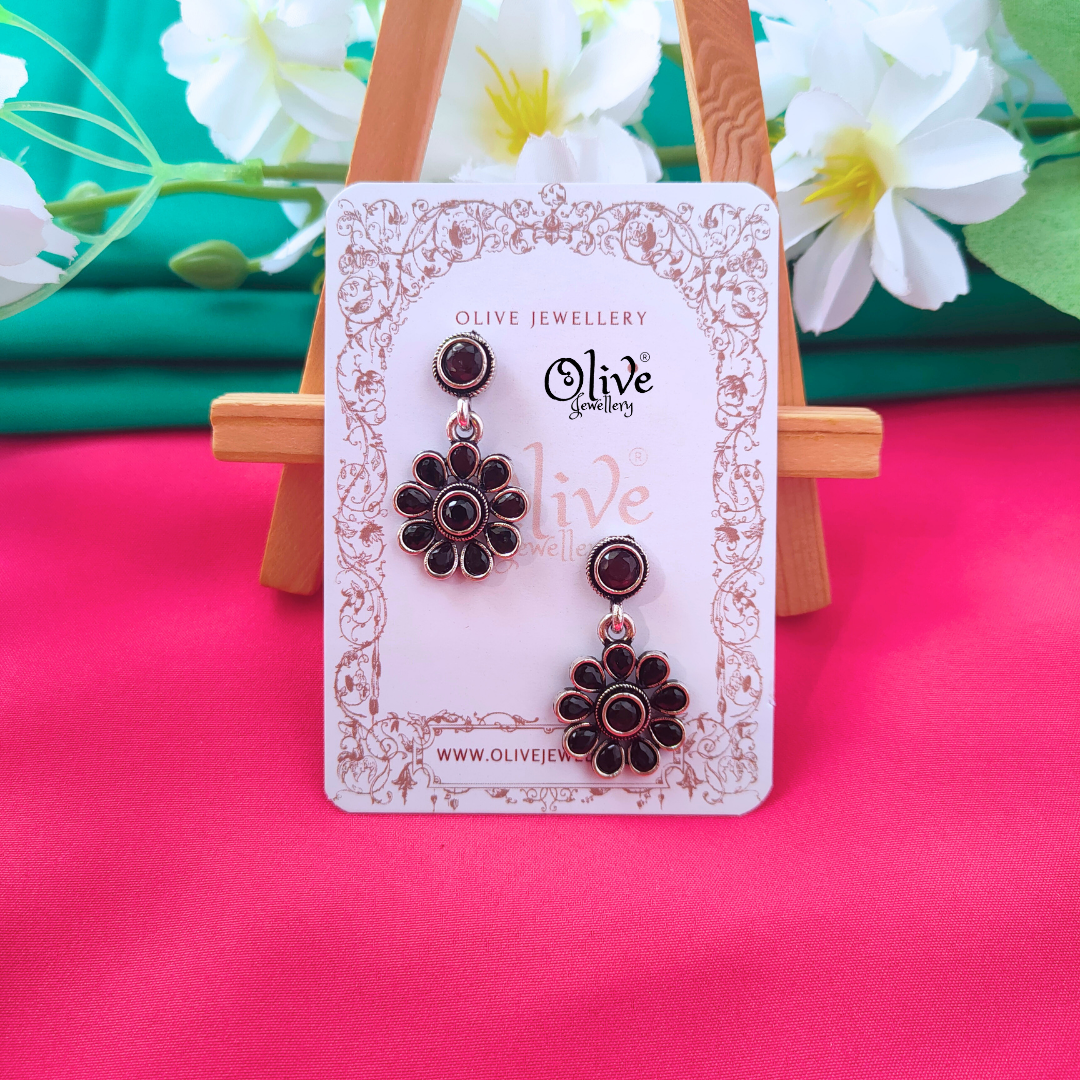 Oxidized Earrings-1188