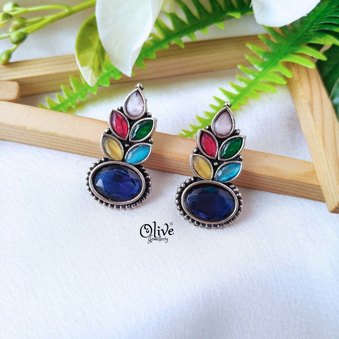 Oxidized Earrings-1210