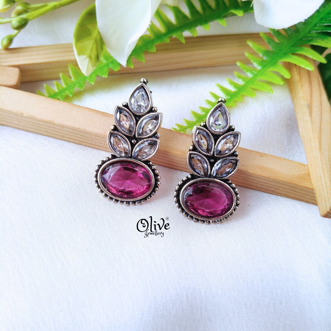 Oxidized Earrings-1210