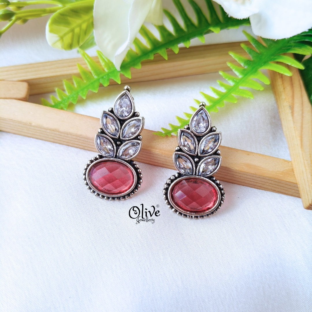 Oxidized Earrings-1210