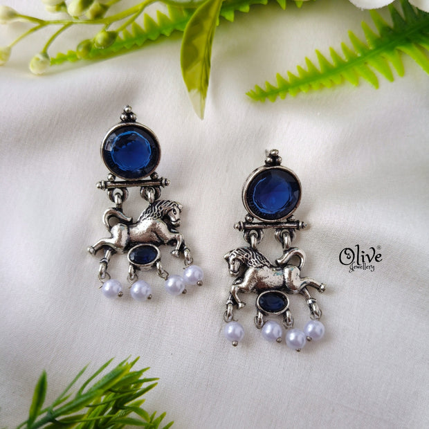 Oxidized Earrings-1222