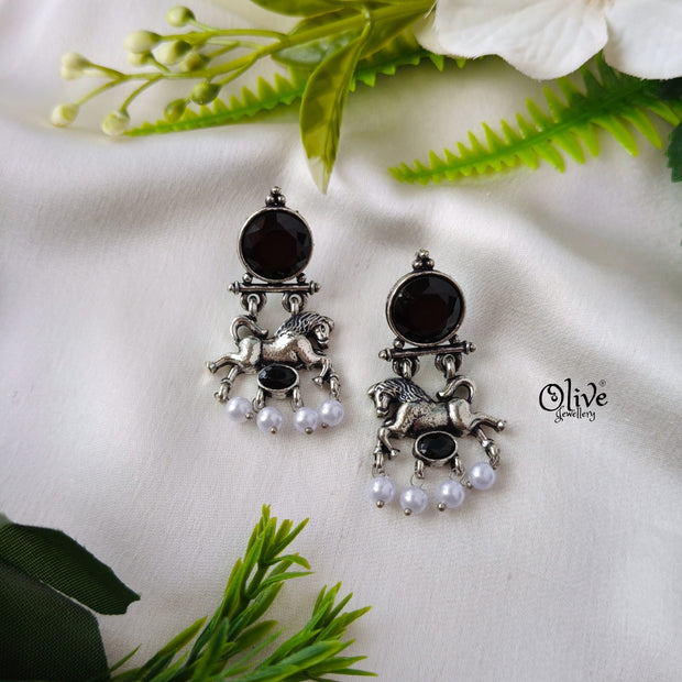 Oxidized Earrings-1222