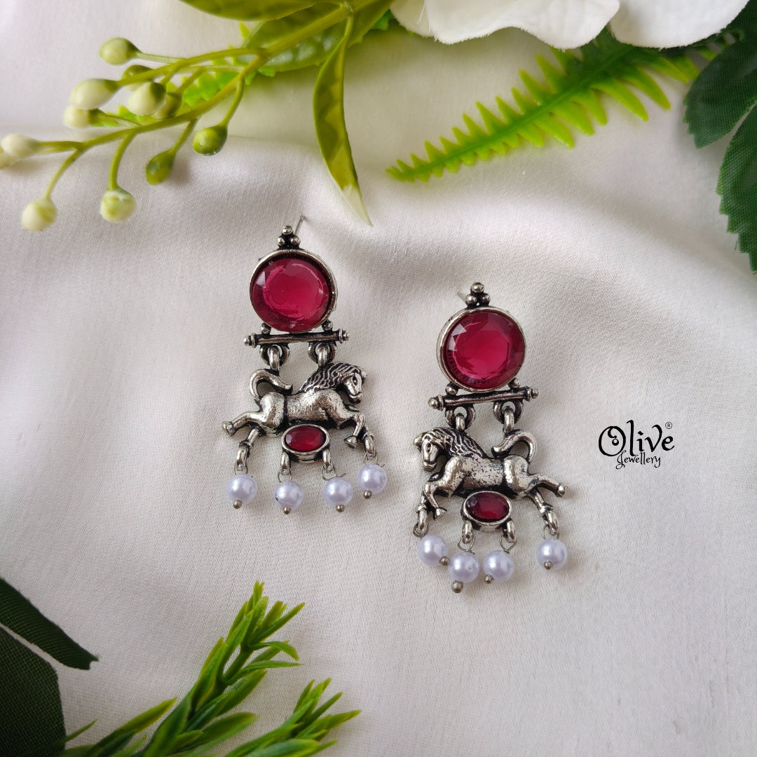 Oxidized Earrings-1222