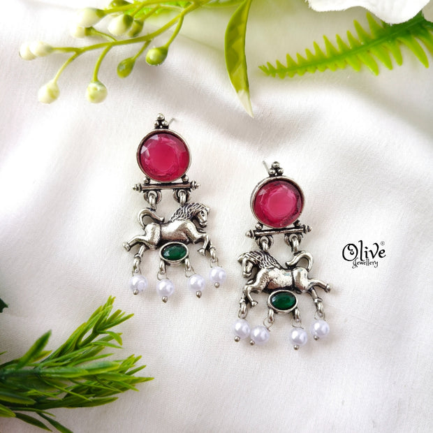 Oxidized Earrings-1222